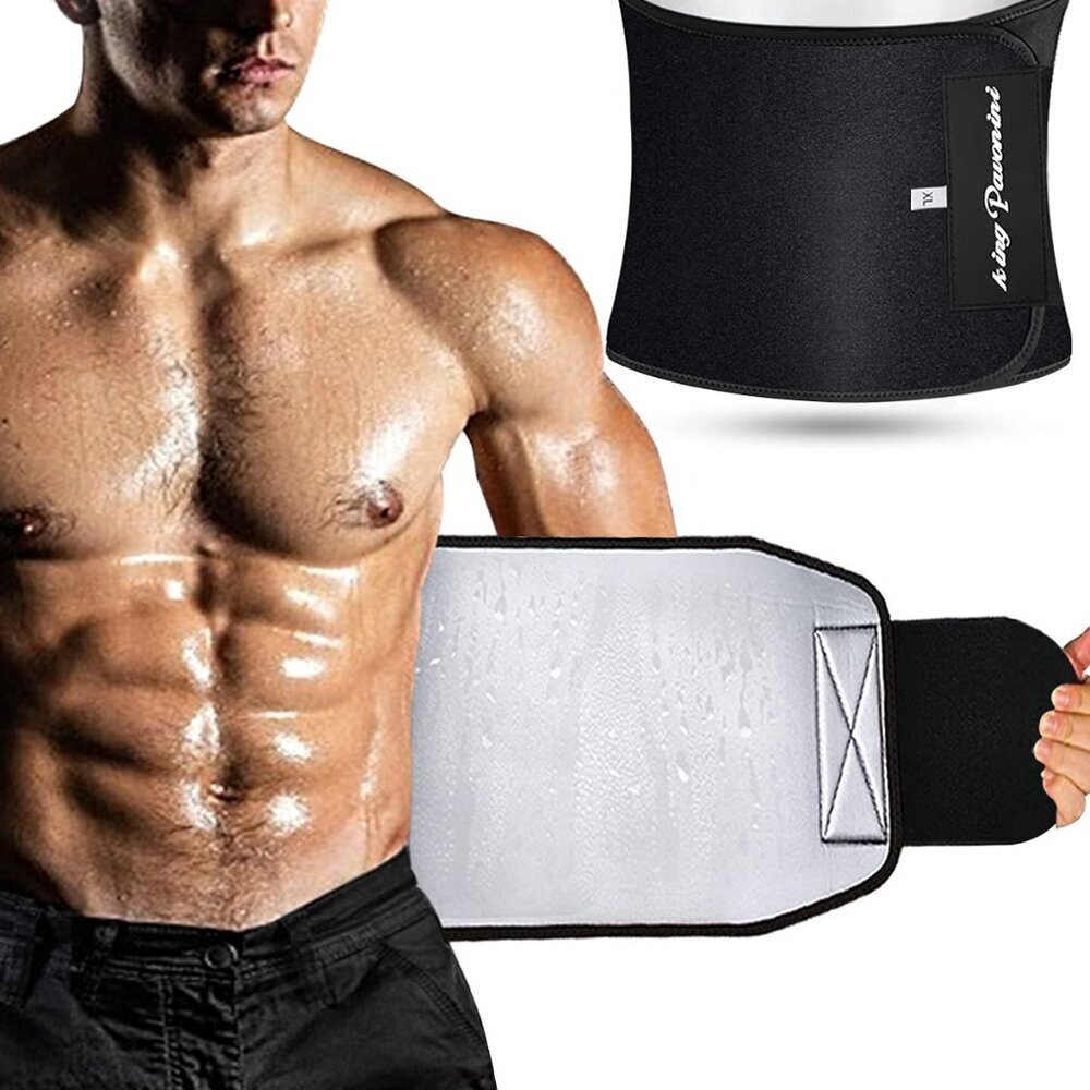 Adjustable Unisex Nano-Silver Waist Trimmer Belt for Exercise & Shaping NIOB